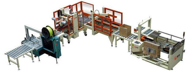 苏州自动化包装生产线案例：标准型纸箱全自动包装线
